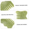 BIUDECO Natural Jade Scalp Massager Brush Comb Scalp Treatment Massage