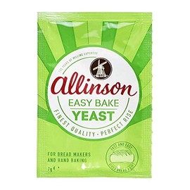 Easy Bake Dried Yeast Raising Agent 2 x 7g (Double Sachets) by Allinson