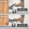 Heavy Duty Workbench Casters 3 Inch Retractable Casters with Lifting