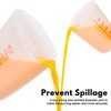Rainspire Upgraded 3 Piece Silicone Measuring Cup Sets Squeeze &