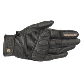 Alpinestars Crazy Eight Men's Street Motorcycle Gloves - Black/Black/Medium