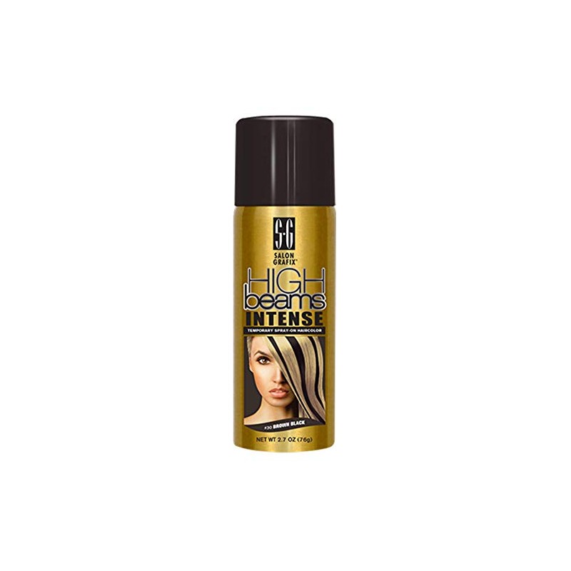 High Beams Intense Temporary Spray-On Hair Color - Brown Black