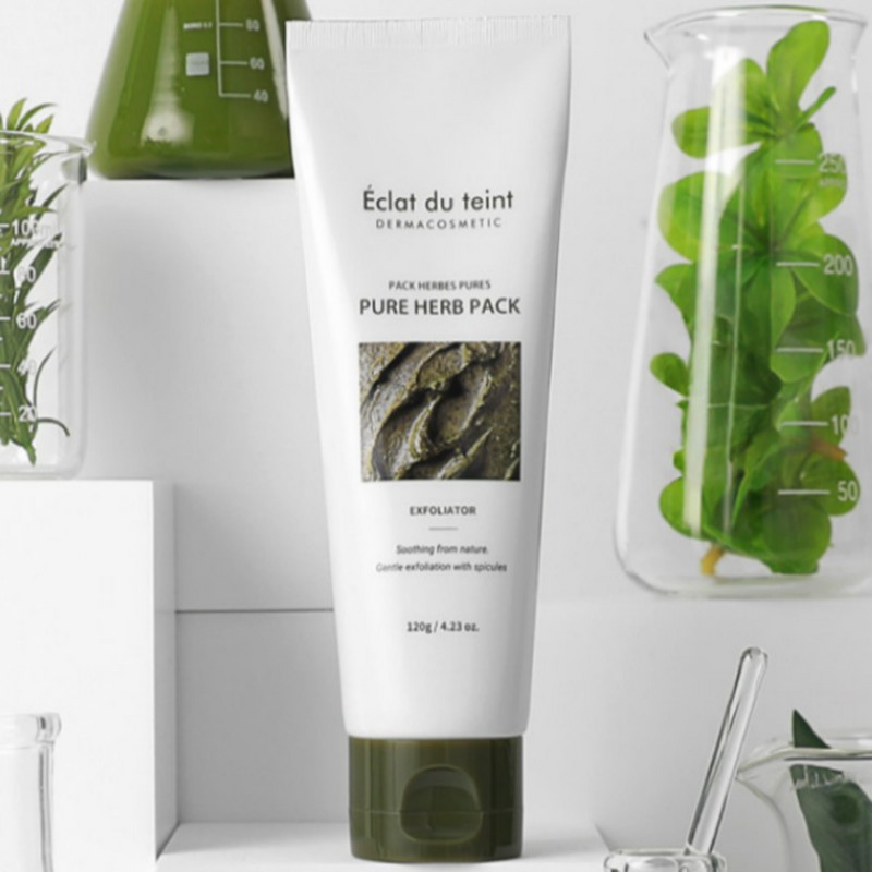 Eclat Dutin Pure Herb Pack 120g Green Tea Spicul Peeling