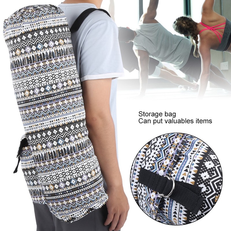 Yoga Mat Bag MultiFunctional Adjustable Shoulder Strap Exercise Yoga Mat