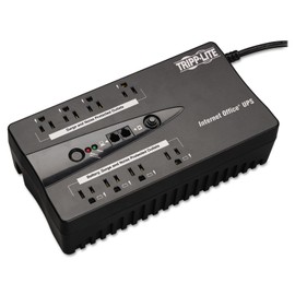 Tripp Lite INTERNET550U 550VA 420J UPS, 8 Outlets, Black, Compact