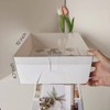 SAHROO SAHROO Bento Cake Box - Easy to Assemble White