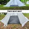 TRIWONDER Hexagonal Tarp Ground Sheet Hexa One Pole Tent Waterproof