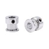2pcs GT2 Timing Belt Pulley 20 Teeth 8mm Bore Aluminum