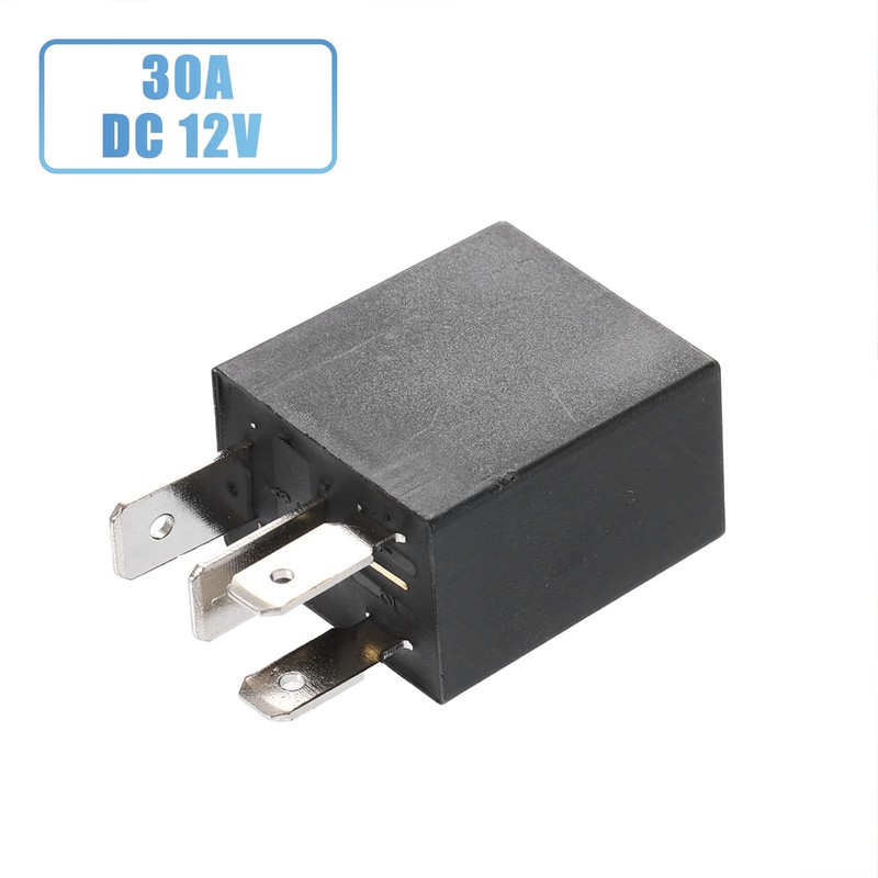 X AUTOHAUX 4 Pcs DC 12V 30A SPDT Automotive Relay