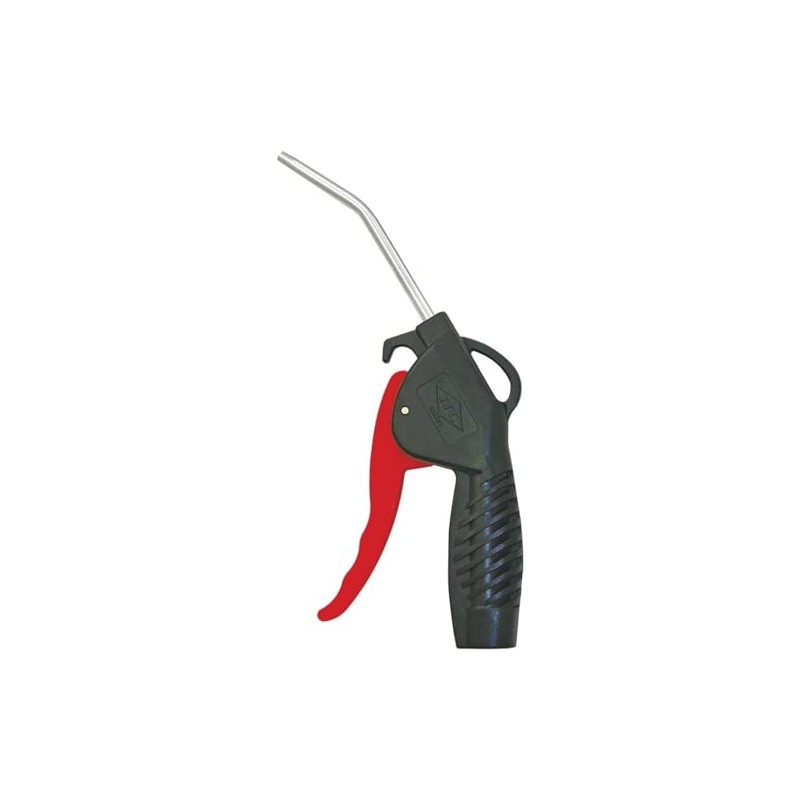 ITC 4' Angled Nozzle Air Blow Gun, Pneumatic Mechanic's Tool,