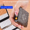 Funda para cigarrillos con encendedor USB, 16 unidades de 84