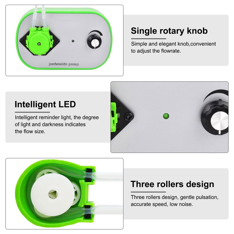 Peristaltic Pump, G628-1 Peristaltic Pump with Adjustable Speed Dosing Pump