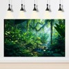 Aquarium Background Fantasy Jungle Plants Waterfall Background Tropical Rainforest Terrarium