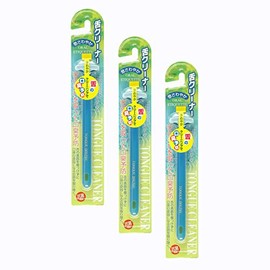 Kai Corporation Tongue Cleaner, Blue, Bulk Purchase, Set of 3