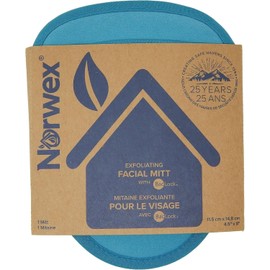 Norwex Exfoliating Facial Mitt Teal Microfiber New - SHIP FROM US