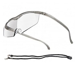 Hazuki Loupe Large 1.85x Clear Lens (9 Colors in Total) with Neck Hanging Strap (Titanium), Birthday Gift