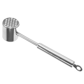 Meat Tenderizer Dual-Side Meat Mallet Cube 304 Stainless Steel Meat Hammer Household Kitchen Cooking Supplies for Steak Fish Beef Ice