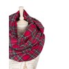 Plaid Infinity Scarf (Red Royal Stewart Tartan)