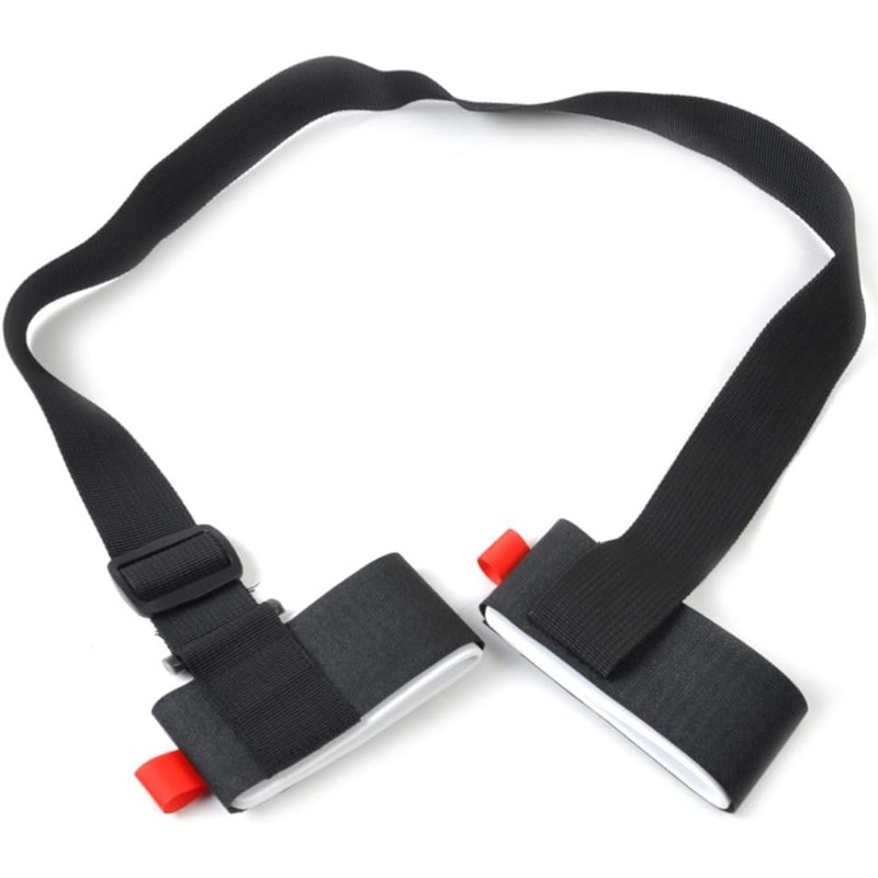 Bestgle 2 Packs Adjustable Ski and Pole Carrier Strap Shoulder