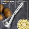 Siva Naturals Stainless Steel Mini Oval Sheet Potato Masher |