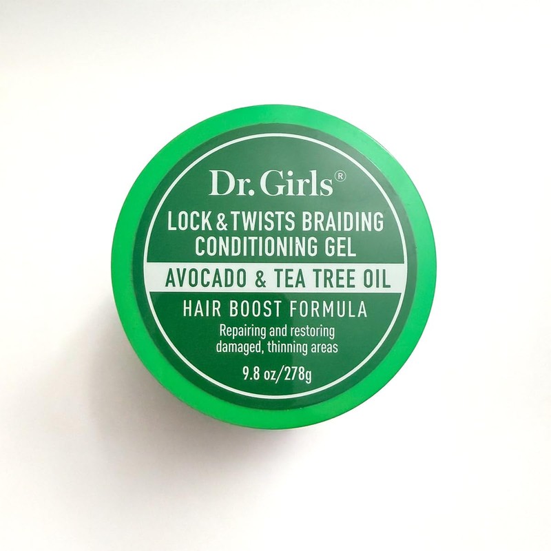 Dr Girls Super Grow Loc & Twists Braiding Conditioning Gel/9.8oz/