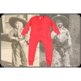 Unbranded Infant Long Johns with Trapdoor 6M