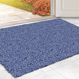RugMast Premium Microfiber Indoor Door Mat – 24"x36" Washable Entry Mat, Non-Slip, Waterproof Backing, Super Absorbent, Low Profile Entryway Doormat for Indoor Entrance