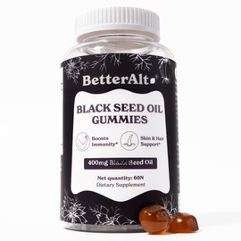 Better Alt Black Seed Oil Gummies (400mg) | Helps Boost Immunity, Skin Health | 1-Month Dietary Supplement