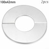 Stainless Steel Water Pipe Wall Covers Bathroom Shower Faucet Decorative