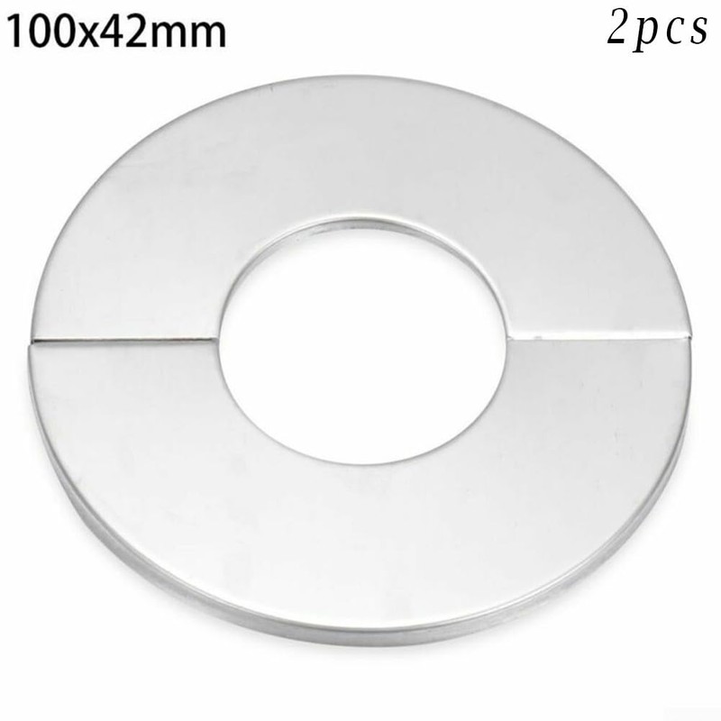Stainless Steel Water Pipe Wall Covers Bathroom Shower Faucet Decorative