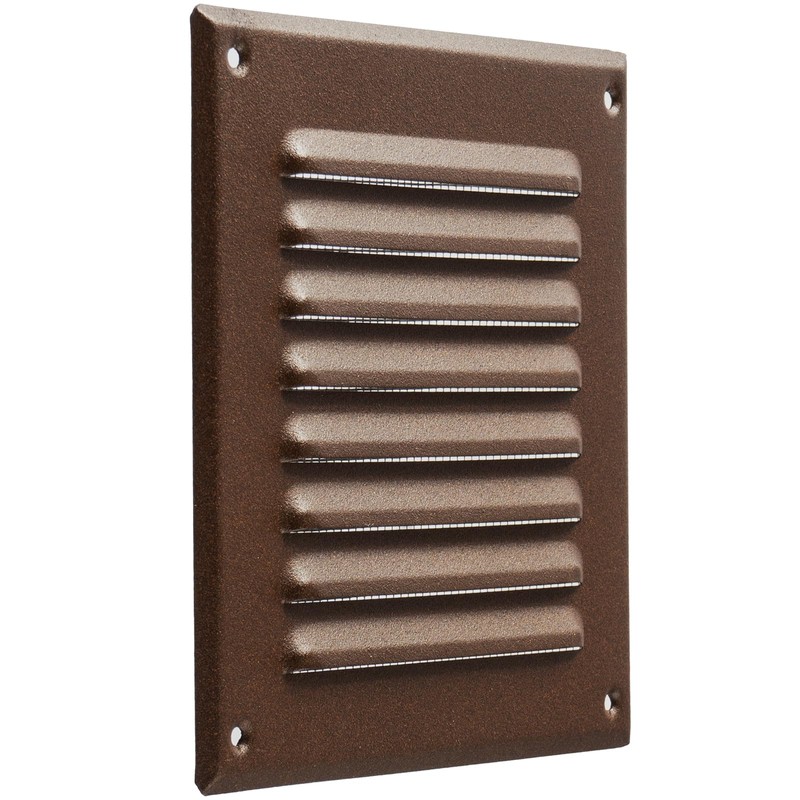 Vent Systems 5 x 5 Inch (Duct Opening Size) Brown