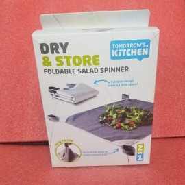 Kitchen  Tomorrow's Kitchen Foldable Salad Spinner Dry & Wet (NEW)