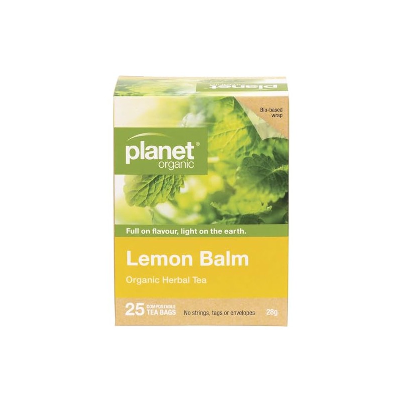 Planet Organic Lemon Balm 25 Tea Bags