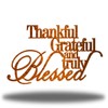 Riverside Designs Thankful, Grateful & Truly Blessed Metal Wall Decor