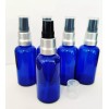 Marca Generico Frasco Dosificador 50 Ml Cristal Azul Bomba Plata