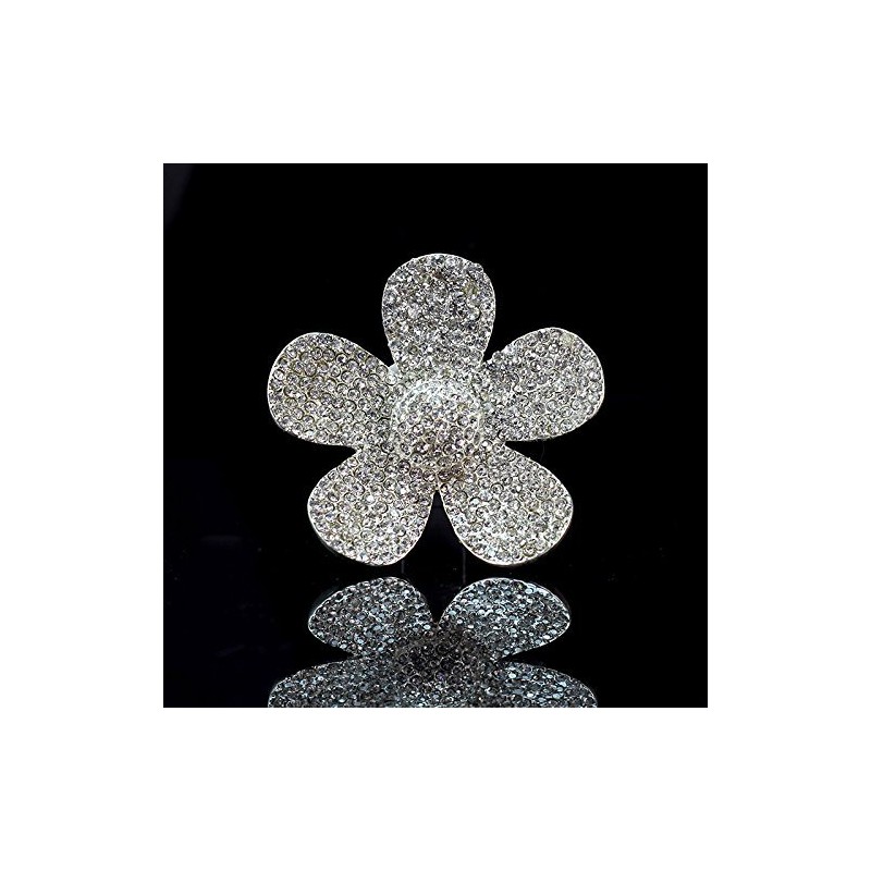 Bestbling Crystal Bling Sparking Car Fragrance Flower Car Diffusser Air