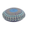 Sophia-Art Large 32 Inch Round Cushion Cover, Decorative Multi Mandala