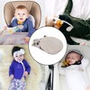 30pcs Metal Round Pacifier Clips for Toddler Rust Prevention Electroplated