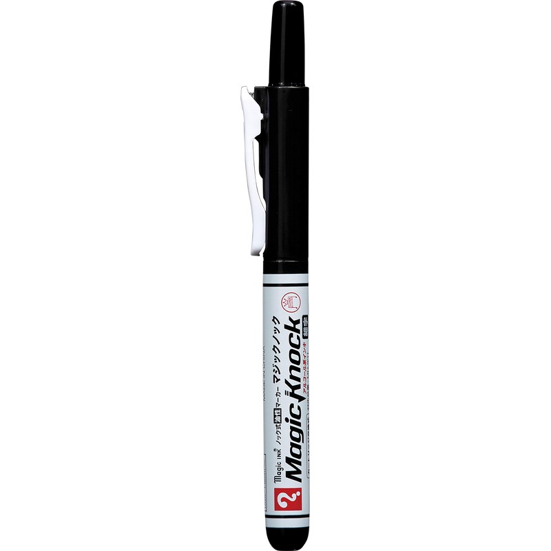 Teranishi Chemical Magic Knock, Fine Point, Black, 10 Pieces