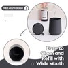 YAUKPH Matte Gray Foaming Hand Soap Dispenser Plastic 11 oz