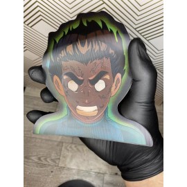 Naruto Shippuden Rock Lee 3D Lenticular Motion Car Sticker Decal Laptop