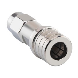 onelinkmore SMA Male to QMA Male Adapter, 6GHz RF Coaxial Connector for 5G Base Stations/Industrial IoT