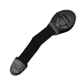 NTEK Child Safety Cupboard Locks | Child Baby Kid Safety Proof Cabinet Fridge Pet Door | Child Safety Cupboard Door Strap Locks | Adjustable Child Safety Locks