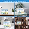 Weather Station Wireless Indoor Outdoor Weather Stations with Atomic Clock,