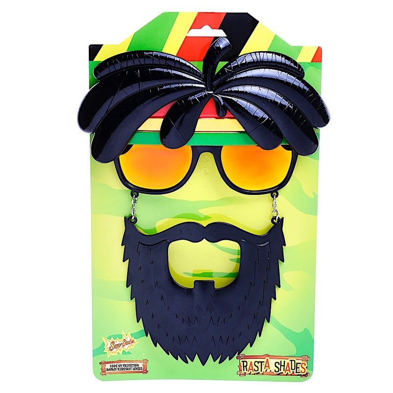 Sun-Staches Rasta - anteojos de sol UV400, talla única