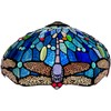 Capulina Tiffany Lamp Shade 16 Inches Wide Accessories Replacement Blue