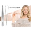 Professional Eyebrow Hair Plucking Tweezers Straight 9 cm 2 mm