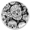 2 x 7.5cm Vinyl Stickers - Sugar Skulls Pattern Mexican