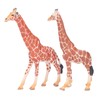 3pcs Giraffe Figurines Simulation Innovative Educational Giraffe Family Action Figure