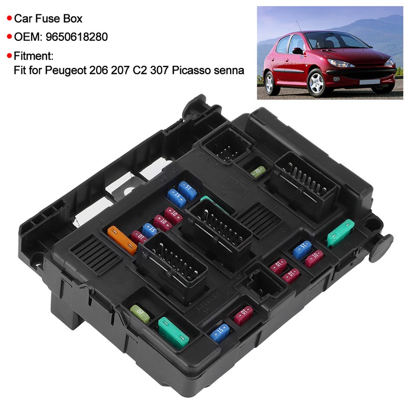 Fuse Box Car Replacement 9650618280 Fit for Peugeot 206 207